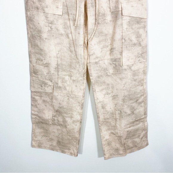 Zara Small Cargo Pants Printed High Waisted Pockets Baggy Y2K‎ Style - Picture 4 of 14